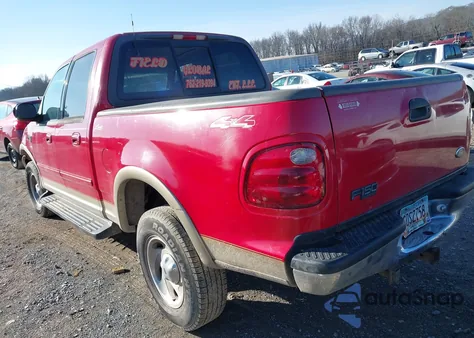 2001 Ford F-150 King Ranch Edition/Lariat/Xlt z USA, uszkodzony, nr VIN 1FTRW08L21KD59392